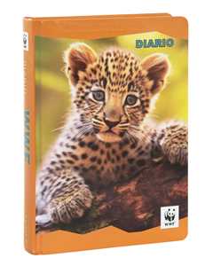 Cartoleria Diario 2024-2025, 12 mesi, Standard Leopardo Wwf Fotografico WWF