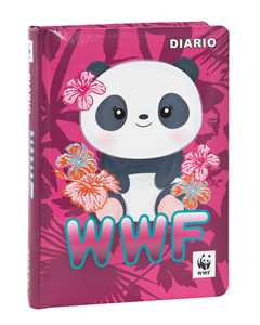 Cartoleria Diario 2024-2025, 12 mesi, Standard Panda Wwf Illustrato WWF