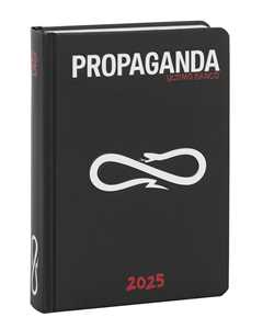 Cartoleria Diario 2024-2025, 16 mesi, Medium Propaganda Black Propaganda