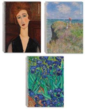 Quaderno standard spiralato 1 rigo, Haltadefinizione, Art Collection. Quadri 3 soggetti casuali