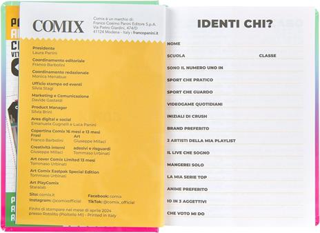 Diario 2024-2025, Comix 16 mesi, Mini Pastel Grade - 2