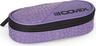 Astuccio con zip e scomparti con zip e scomparti Comix Tween Purple Turtle