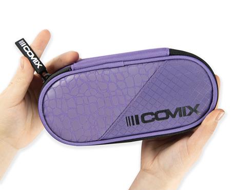Astuccio con zip e scomparti con zip e scomparti Comix Tween Purple Turtle - 2