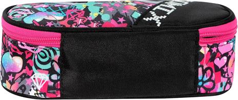 Astuccio Ovale con zip e scomparti Comix Bright Hearts Girl - 4