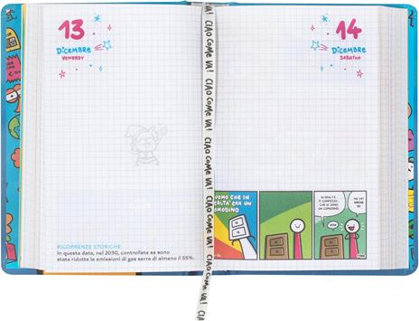 Agenda Scottecs. Diario 2024-2025, 16 mesi, Medium Scomix by Sio. Animali - 5