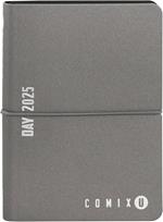Agenda 12M Day Mini Comix U Grey Velour