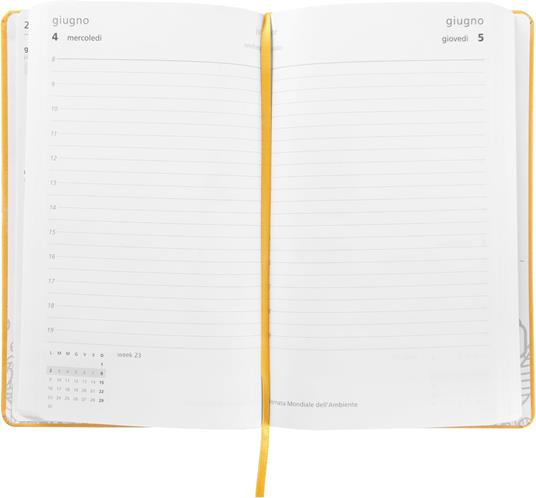 Agenda WWF 2025 12 mesi Giornaliera large giallo miele - 5