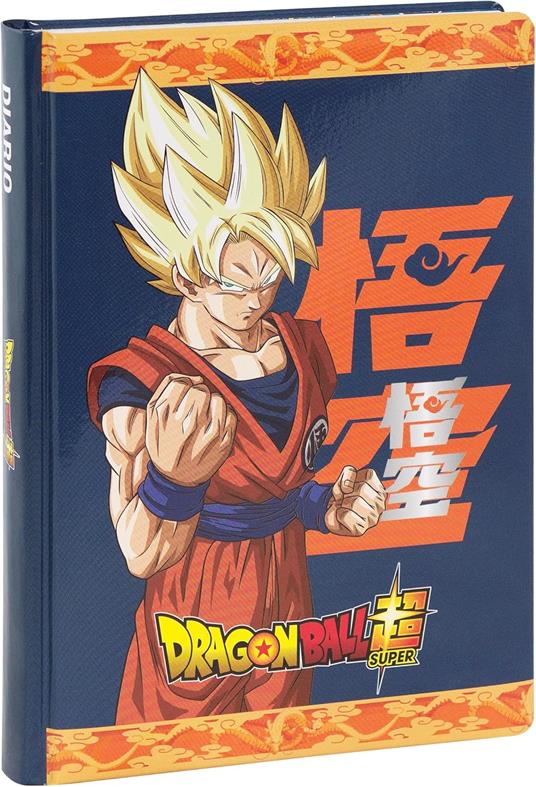 Diario 12 Mesi, 2025-26, Standard blu Dragon Ball Super