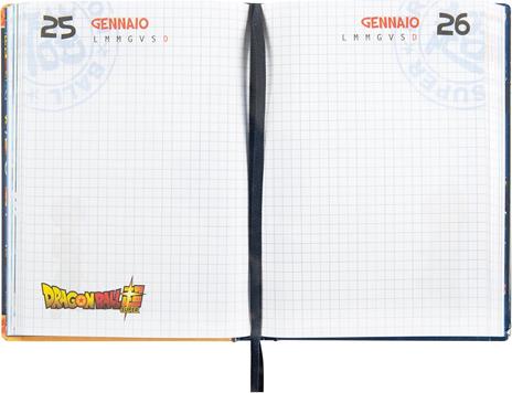 Diario 12 Mesi, 2025-26, Standard blu Dragon Ball Super - 4