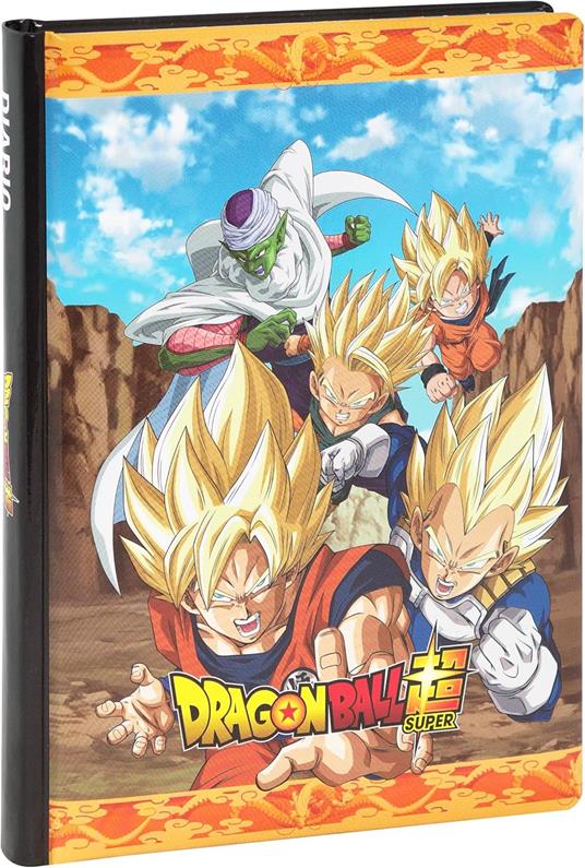 Diario 12 Mesi, 2025-26, Standard nero Dragon Ball Super