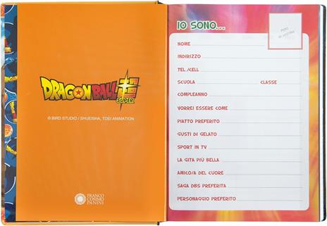 Diario 12 Mesi, 2025-26, Standard nero Dragon Ball Super - 3