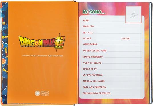 Diario 12 Mesi, 2025-26, Standard nero Dragon Ball Super - 3