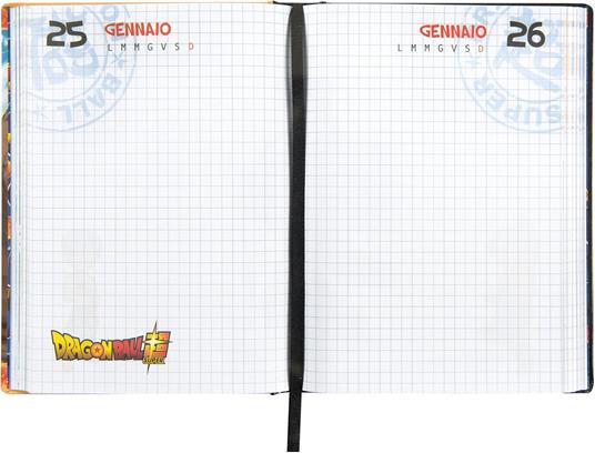 Diario 12 Mesi, 2025-26, Standard nero Dragon Ball Super - 4