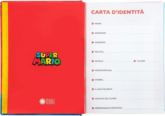 Diario 12 Mesi, 2025-26, Standard blu Super Mario - 3