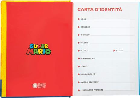 Diario 12 Mesi, 2025-26, Standard rosso Super Mario - 3
