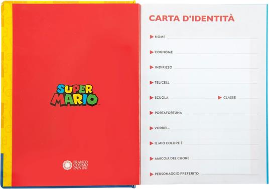 Diario 12 Mesi, 2025-26, Standard rosso Super Mario - 3