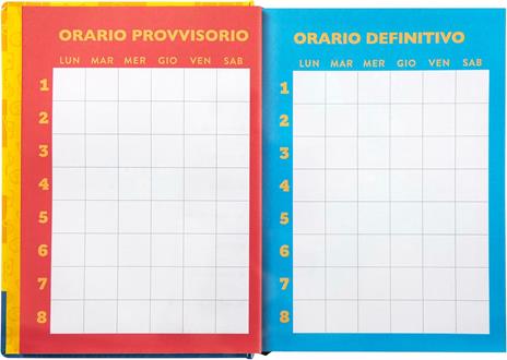 Diario 12 Mesi, 2025-26, Standard rosso Super Mario - 6