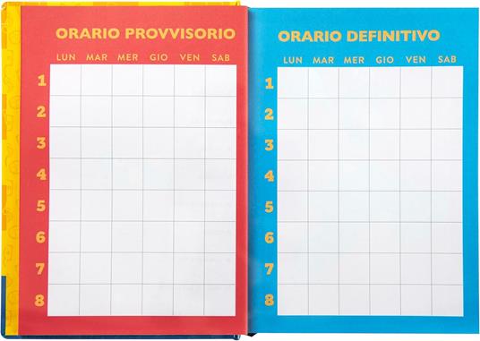 Diario 12 Mesi, 2025-26, Standard rosso Super Mario - 6