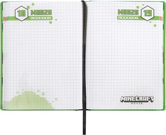 Diario 12 Mesi, 2025-26, Standard blu Minecraft movie - 5