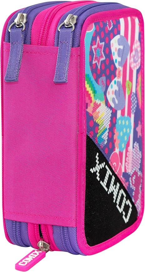 Astuccio Corredato 3 Zip Comix Ult.Bright Harayuku Girl - 3