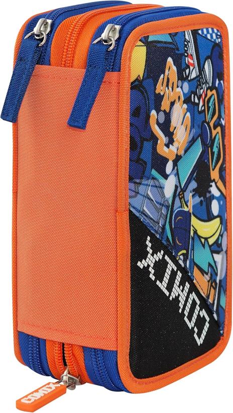 Astuccio con zip e scomparti 3 Zip Comix Ult.Bright Jam Boy - 3