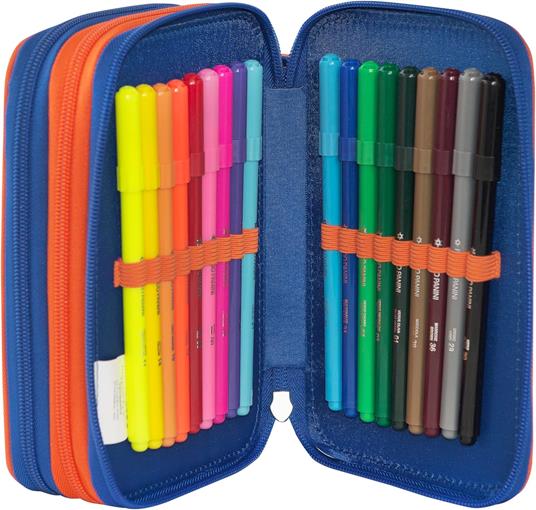 Astuccio con zip e scomparti 3 Zip Comix Ult.Bright Jam Boy - 5