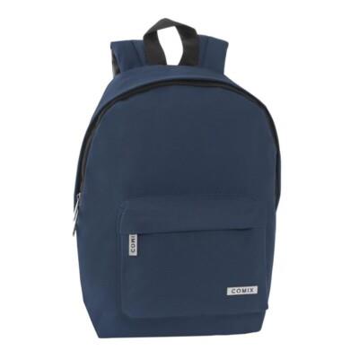 Mini zaino monocolore blu Comix