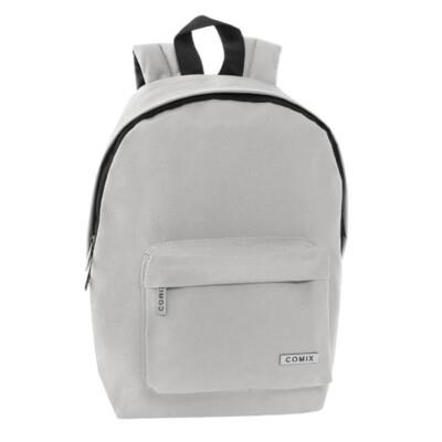 Mini zaino monocolore Grigio talpa Comix