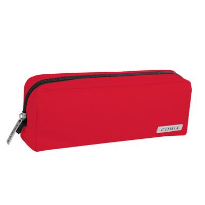 Astuccio rettangolare monocolore rosso Comix