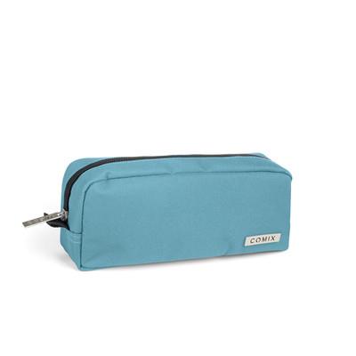 Astuccio rettangolare monocolore Blu avio Comix