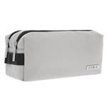 Astuccio 2 zip monocolore Grigio talpa Comix