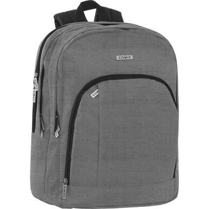 Zaino organizzato Monocolore grigio mel. Comix