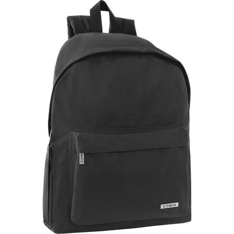 Zaino americano monocolore nero Comix
