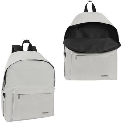 Zaino americano monocolore Grigio talpa Comix