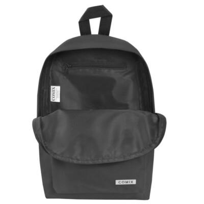 Mini zaino monocolore nero Comix