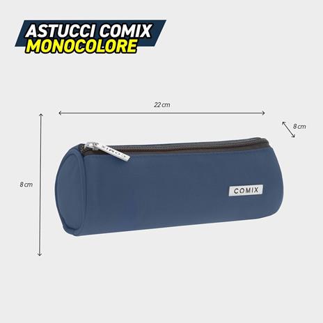 Astuccio Tombolino monocolore blu Comix - 3