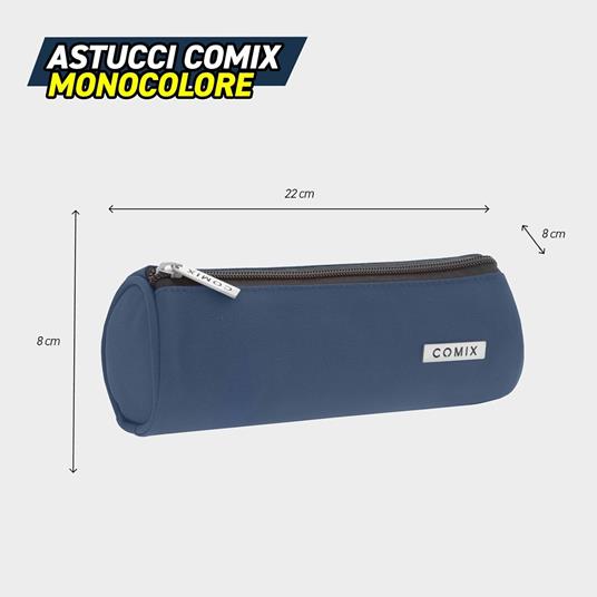 Astuccio Tombolino monocolore blu Comix - 3