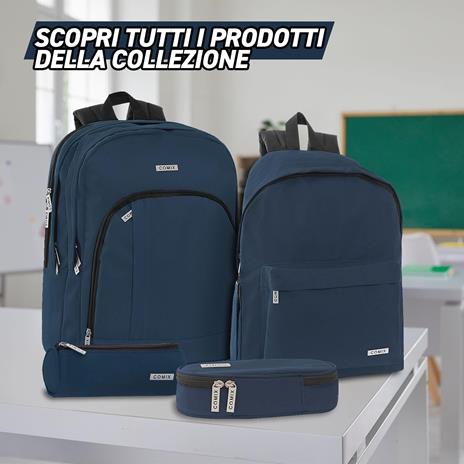 Astuccio Tombolino monocolore blu Comix - 5