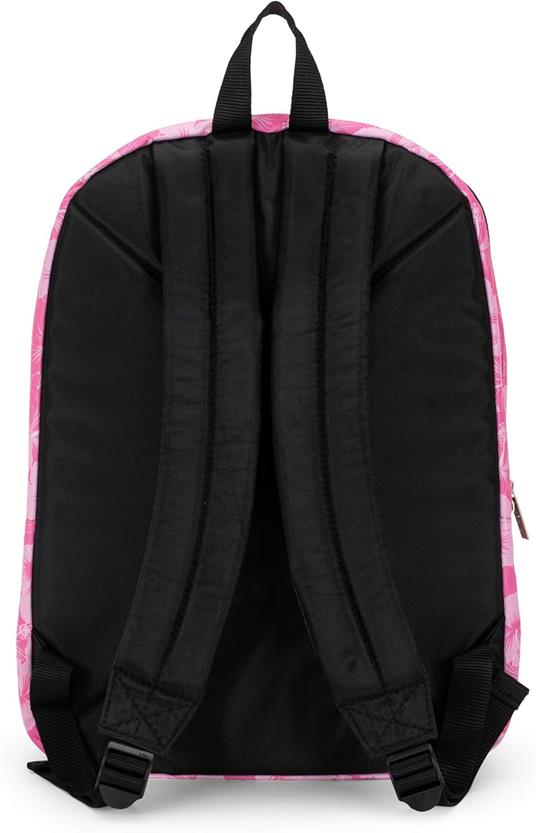 COMIX, ZAINO ORGANIZZATO ALLOVER HIBISCUS Unisex-Bambini e ragazzi, Rosa, Medio - 4