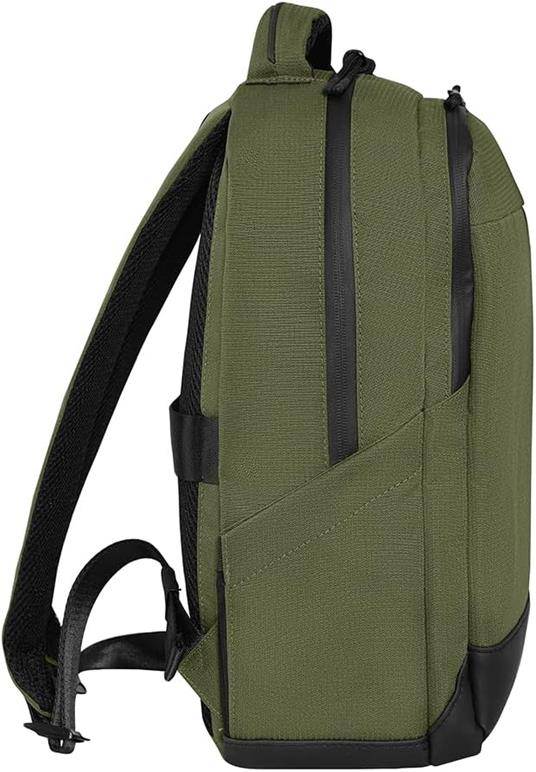 Zaino con zip e scomparti Comix campus man verde militare - 2