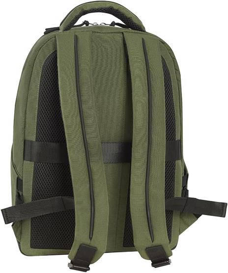 Zaino con zip e scomparti Comix campus man verde militare - 4