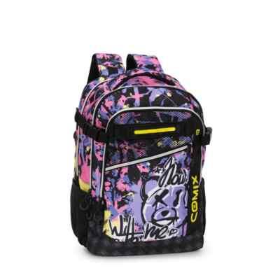 Zaino scuola con zip e scomparti Comix wbs bear