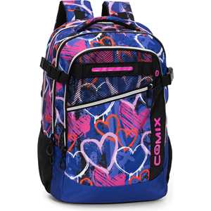Cartoleria Zaino scuola organizzato Comix wbs sprayheart Comix
