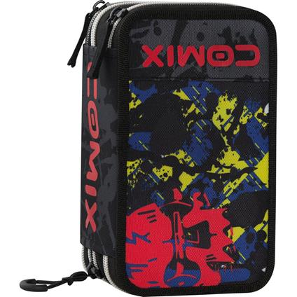 Astuccio corredo 3 zip Comix wbs skull