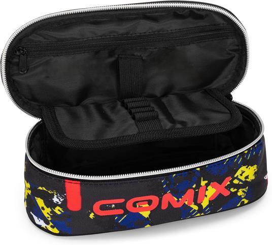 Astuccio ovale Comix con zip e scomparti Comix fantasia - 3