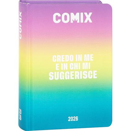 Diario Giornaliero 16 Mesi, Diario Scuola 2026-2026, con Copertina RigidaComix sunrise alba - 9x12.5h cm