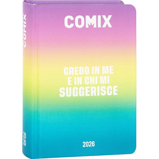 Diario Giornaliero 16 Mesi, Diario Scuola 2026-2026, con Copertina RigidaComix sunrise alba - 9x12.5h cm