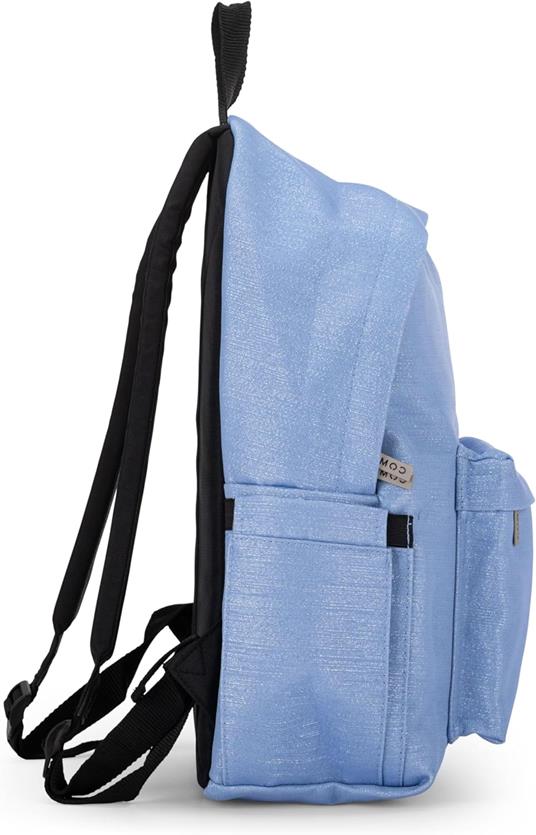Zaino Americano Lurex Azzurro Comix - 3