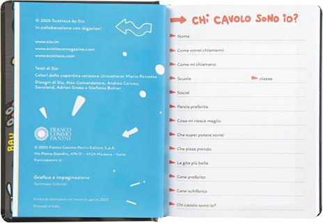 Agenda 16 mesi, 2025-26 Medium Scomix Black - 4