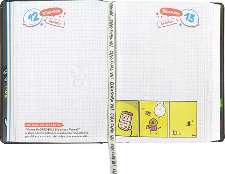 Agenda 16 mesi, 2025-26 Medium Scomix Black - 5